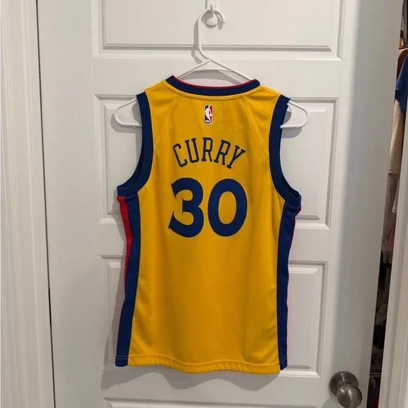 Nike The Bay Yellow Basketball Jersey
